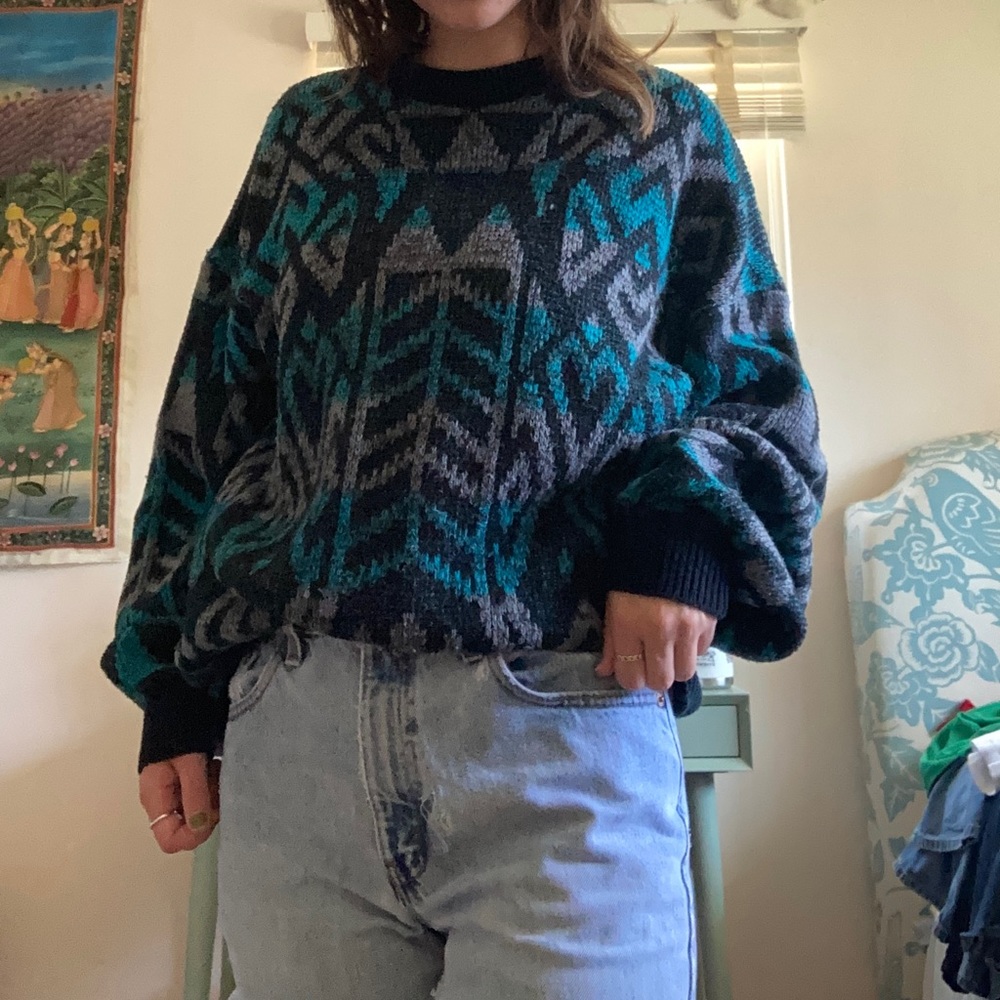 Patterned sweater - Picture 2 of 2
